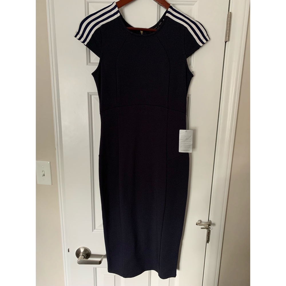 Felicity & Coco Navy Pencil Dress, NWT